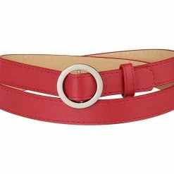 Allegra K Accessories Women's Belts O Ring Metal Buckle Plus Size Thin Nonporous Waist Belt For Jeans Dress 0.9 Inches Width 60 Allegra K Accessories Women's Belts O Ring Metal Buckle Plus Size Thin Nonporous Waist Belt For Jeans Dress 0.9 Inches Width