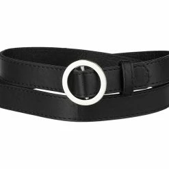 Allegra K Accessories Women's Belts O Ring Metal Buckle Plus Size Thin Nonporous Waist Belt For Jeans Dress 0.9 Inches Width 64 Allegra K Accessories Women's Belts O Ring Metal Buckle Plus Size Thin Nonporous Waist Belt For Jeans Dress 0.9 Inches Width