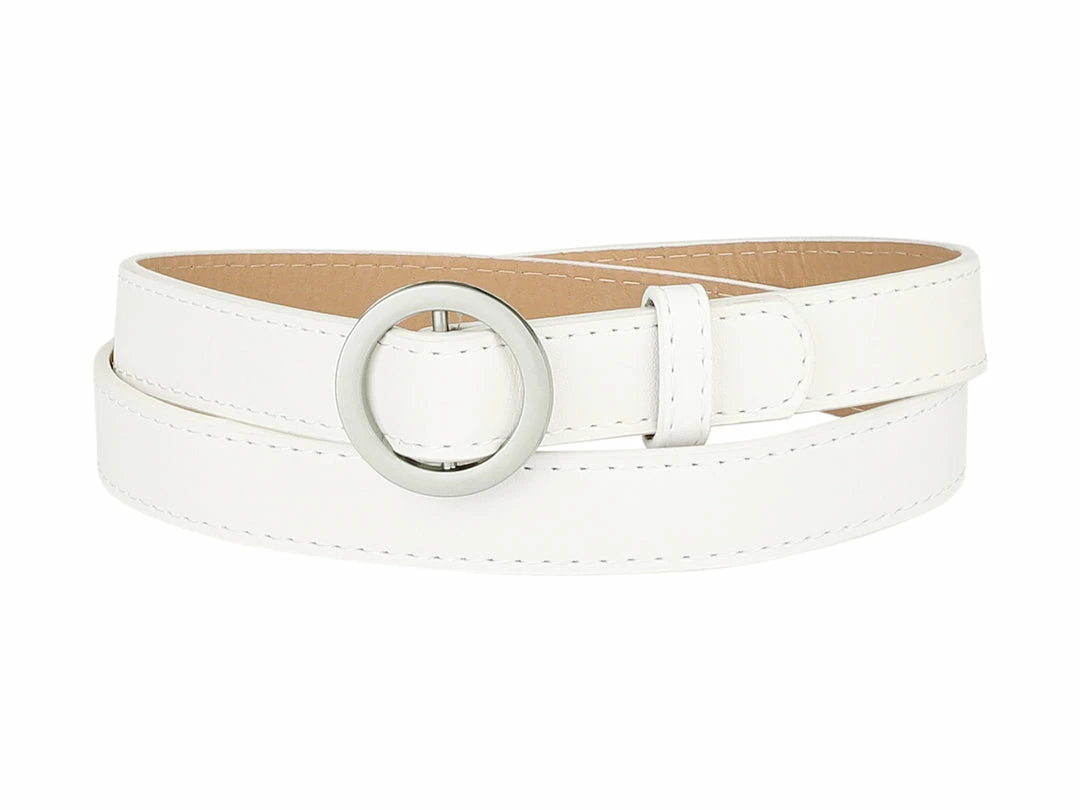 Allegra K Accessories Women's Belts O Ring Metal Buckle Plus Size Thin Nonporous Waist Belt For Jeans Dress 0.9 Inches Width 4 Allegra K Accessories Women's Belts O Ring Metal Buckle Plus Size Thin Nonporous Waist Belt For Jeans Dress 0.9 Inches Width