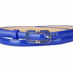 Allegra K Accessories Women's Skinny Betls Casual PU Leather Belt For Dress Jeans Thin Waist Belt