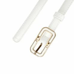 Allegra K Accessories Women's Skinny Betls Casual PU Leather Belt For Dress Jeans Thin Waist Belt