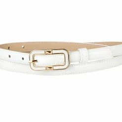 Allegra K Accessories Women's Skinny Betls Casual PU Leather Belt For Dress Jeans Thin Waist Belt