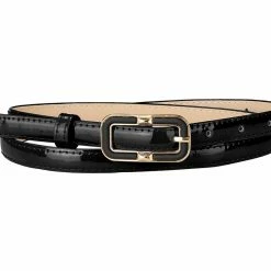 Allegra K Accessories Women's Skinny Betls Casual PU Leather Belt For Dress Jeans Thin Waist Belt