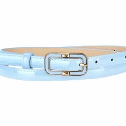 Allegra K Accessories Women's Skinny Betls Casual PU Leather Belt For Dress Jeans Thin Waist Belt