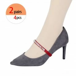 Allegra K Womens Elastic Shoe Ankle Straps Blink Detachable Shoe Strap Band For Heels Accessories 63 Allegra K Womens Elastic Shoe Ankle Straps Blink Detachable Shoe Strap Band For Heels Accessories