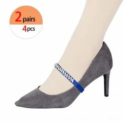 Allegra K Womens Elastic Shoe Ankle Straps Blink Detachable Shoe Strap Band For Heels Accessories 39 Allegra K Womens Elastic Shoe Ankle Straps Blink Detachable Shoe Strap Band For Heels Accessories