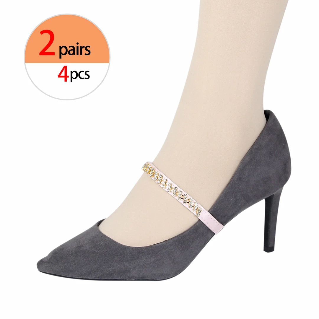 Allegra K Womens Elastic Shoe Ankle Straps Blink Detachable Shoe Strap Band For Heels Accessories 35 Allegra K Womens Elastic Shoe Ankle Straps Blink Detachable Shoe Strap Band For Heels Accessories