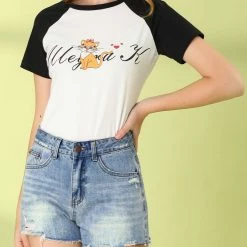 Allegra K Women's Denim Shorts Mid Rise Cutoff Distressed Ripped Jeans Shorts 11 Allegra K Women's Denim Shorts Mid Rise Cutoff Distressed Ripped Jeans Shorts