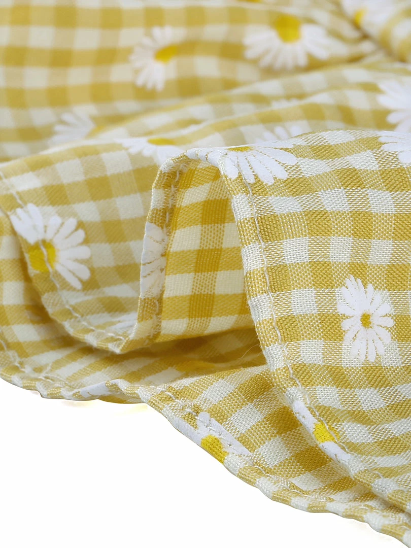 Allegra K Women's Floral Print V Neck Ruffle Hem Short Sleeve Faux Wrap Dress 9 Allegra K Women's Floral Print V Neck Ruffle Hem Short Sleeve Faux Wrap Dress