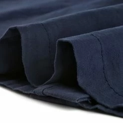 Allegra K Button Up Elastic Waist Dress With Pocket