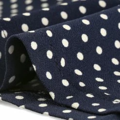 Allegra K Women's Work Office Skirts Stretch Knee Length Dots Printed Skinny Pencil Skirt