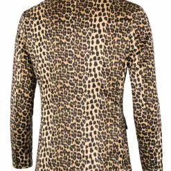 Allegra K Men Vintage Leopard Print Luxury Notched Lapel Slim Fit Fashion Stylish Jacket Blazer 36 Allegra K Men Vintage Leopard Print Luxury Notched Lapel Slim Fit Fashion Stylish Jacket Blazer