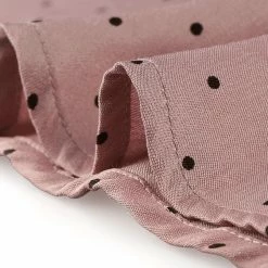 Allegra K Women's V Neck Short Sleeve Fit And Flare Polka Dots Vintage Dress