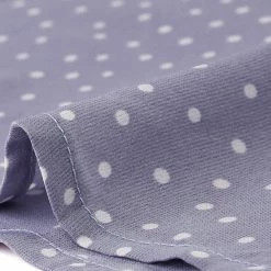 Allegra K Women's Ruffled Neck Half Sleeve Summer Polka Dot Blouse Tops