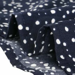 Allegra K Women's Work Office Tops Blouses Long Sleeve Pintuck Dots Button Up Shirts