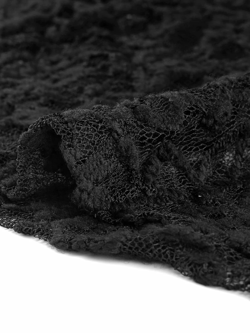 Allegra K Women's Contrast Doll Collar Short Sleeve Tops Sheer Lace Top 21 Allegra K Women's Contrast Doll Collar Short Sleeve Tops Sheer Lace Top