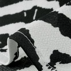 Allegra K Women's Zebra Printed Long Sleeves Square Neck Tie Waist Crop Top 15 Allegra K Women's Zebra Printed Long Sleeves Square Neck Tie Waist Crop Top