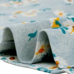 Allegra K Women's Daisy Floral Pockets A-Line Mini Denim Skirts