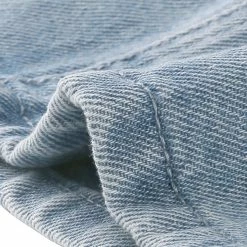 Allegra K Women's Washed Cotton Button Front Casual Mini Suspender Skirt