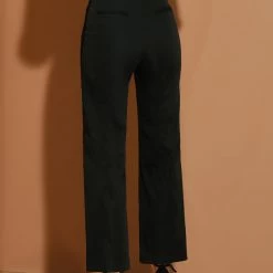 Allegra K Women's Wide Leg Long Pants High Waist Work Trousers