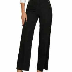 Allegra K Women's Wide Leg Long Pants High Waist Work Trousers