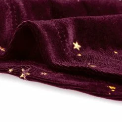 Allegra K Women's Stars Square Neck Vintage Velvet Mini Dress