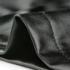 Allegra K Women's Faux Leather PU Bodycon Pockets Button Mini Skirts