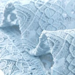 Allegra K Women's Ruffle Neck Keyhole Back Sleeveless Floral Lace Peplum Top