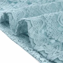 Allegra K Women's Lace Keyhole Back Top Short Sleeve Semi Sheer Blouse