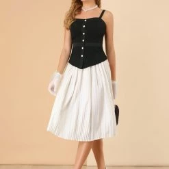 Allegra K Women's Tie Front High Low Hem Spaghetti Strap Casual Tank Top 12 Allegra K Women's Tie Front High Low Hem Spaghetti Strap Casual Tank Top