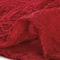 Allegra K Women's Lace Floral Crochet Round Neck Sleeveless Blouse Peplum Top