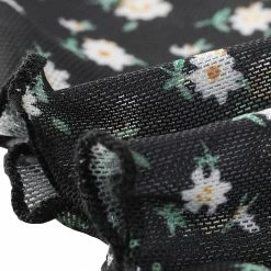 Allegra K Women's Daisy Floral Blouse Casual Ruffle Neckline Crop Tops 15 Allegra K Women's Daisy Floral Blouse Casual Ruffle Neckline Crop Tops