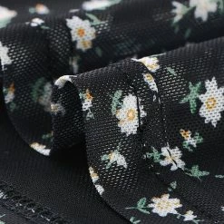 Allegra K Women's V Neck Daisy Print Semi Sheer Adjustable Strap Tank Top 15 Allegra K Women's V Neck Daisy Print Semi Sheer Adjustable Strap Tank Top