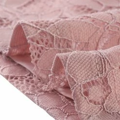 Allegra K Women's Sheer Long Sleeves Ruffle Neck Flower Embroidery Lace Top