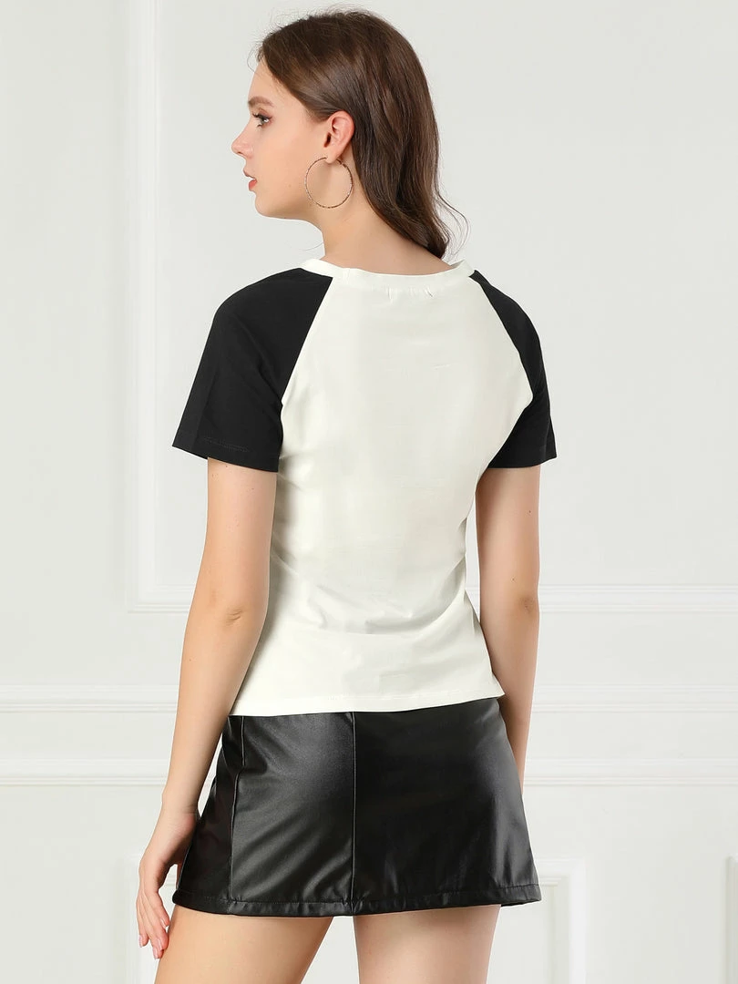 Allegra K Women's Summer Casual Short Sleeve Cartoon Cat Print T-shirt Tee 20 Allegra K Women's Summer Casual Short Sleeve Cartoon Cat Print T-shirt Tee