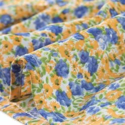 Allegra K Women's Smocked Waist Ruched Tiered A-Line Ditsy Floral Shorts