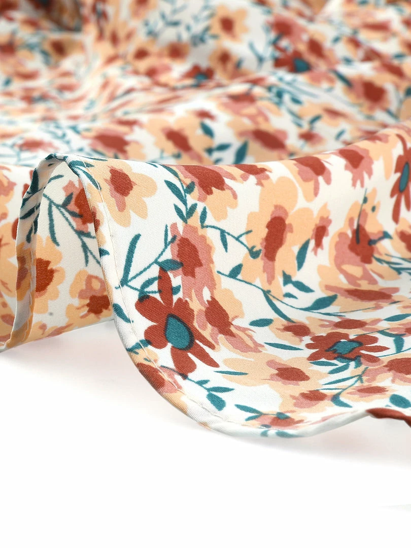 Allegra K Women Ruffle Skirt Tie Waist High Low Floral Wrap Skirt 15 Allegra K Women Ruffle Skirt Tie Waist High Low Floral Wrap Skirt