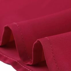 Allegra K Women's Long Sleeve Tops Tie V Neck Contrast Color Piped Work Loose Blouse T Shirts