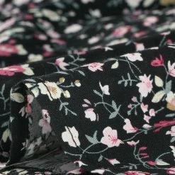 Allegra K Women's A-Line Pleated Front High Waist Vintage Floral Mini Skirt