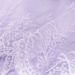 Allegra K Women's Chiffon Lace Blouse Round Neck Cap Sleeve Summer Top Shirt