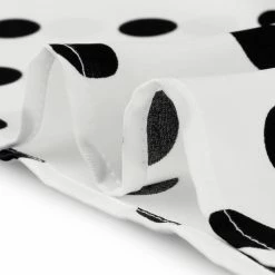 Allegra K Women's Polka Dots Ruffle Shoulder Elastic Cuff Bow Tie Neck Blouse 20 Allegra K Women's Polka Dots Ruffle Shoulder Elastic Cuff Bow Tie Neck Blouse