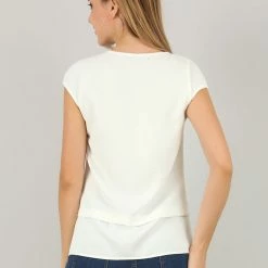 Allegra K Women's Pleated V Neckline Casual Sleeveless Office Business Blouse Top