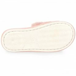 Allegra K Women's Comfy Fuzzy Nonslip Curly Plush Slides Shoes