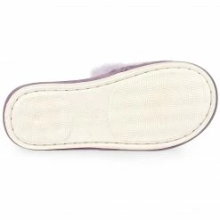 Allegra K Women's Comfy Fuzzy Nonslip Curly Plush Slides Shoes