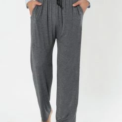 Allegra K Men's Lounge Bottoms Drawstring Waist Sleepwear Knit Jersey Pajama Pants