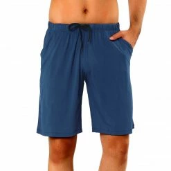 Allegra K Men's Lounge Shorts Drawstring Waist Sleepwear Knit Jersey Pajama Bottoms