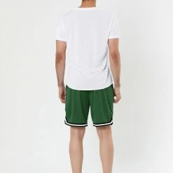 Allegra K Men's Sportswear Short Sleeve V Neck Tshirt And Shorts Zipper Deco Joggers Sleepwear Pajama