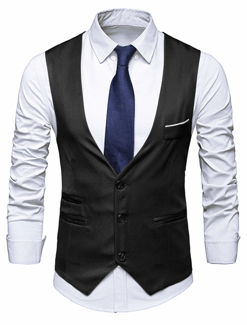 Allegra K Men's Slim Fit Suit Vest Business Formal Dress Waistcoat Vests 12 Allegra K Men's Slim Fit Suit Vest Business Formal Dress Waistcoat Vests