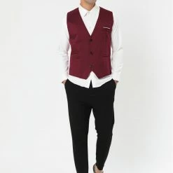 Allegra K Men's Slim Fit Suit Vest Business Formal Dress Waistcoat Vests 32 Allegra K Men's Slim Fit Suit Vest Business Formal Dress Waistcoat Vests