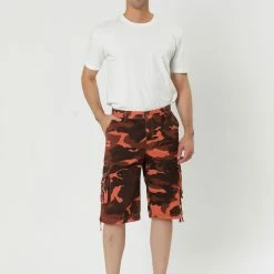 Allegra K Men's Cargo Shorts Regular Fit Twill Work Shorts Pants W Pockets